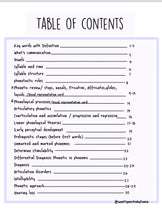 Load image into Gallery viewer, Phonology and Articulation Disorders study guide/ Digital Prints