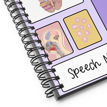 Load image into Gallery viewer, Speech Notebook, dotted Spiral notebook/ Stationery