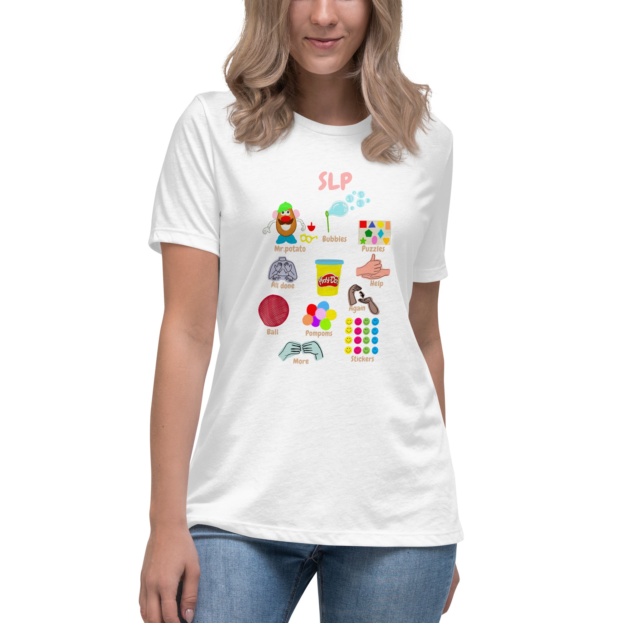 SLP therapy time T-Shirt – Tania