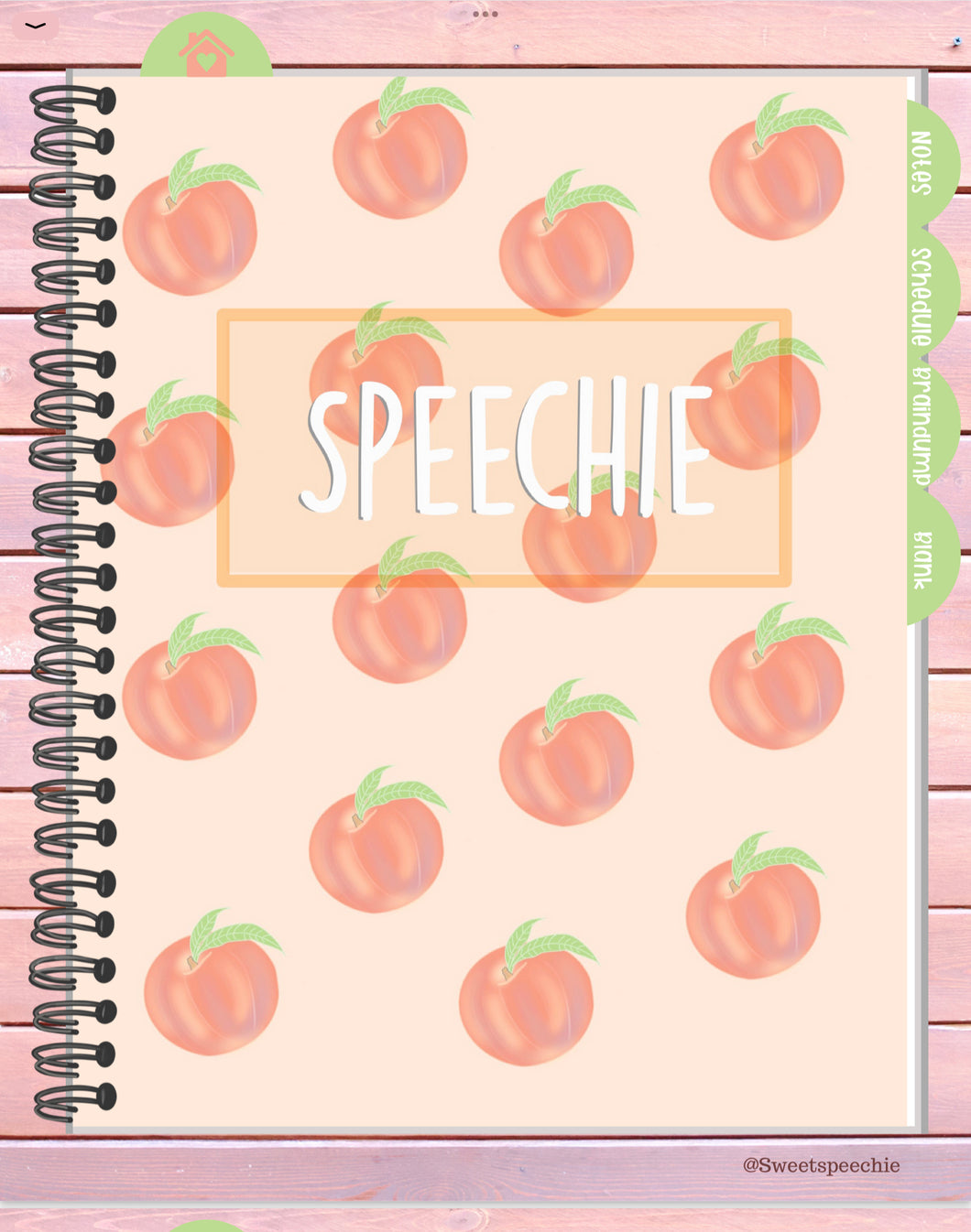 Speechie Digital notebook/ Digital prints