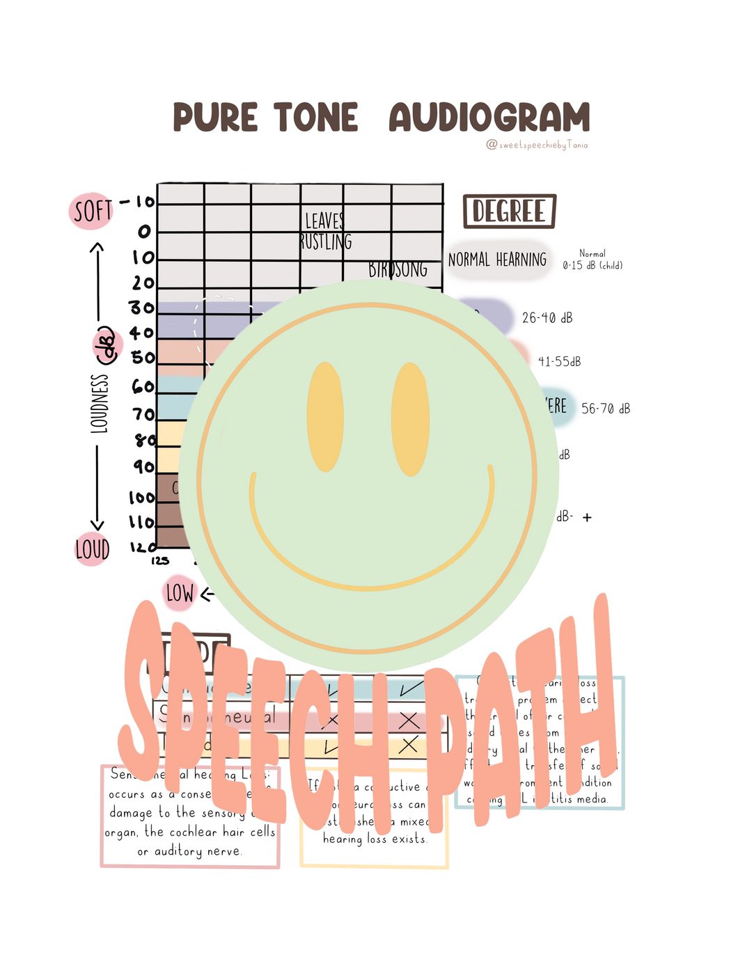 Pure Tone Audiogram / Digital prints