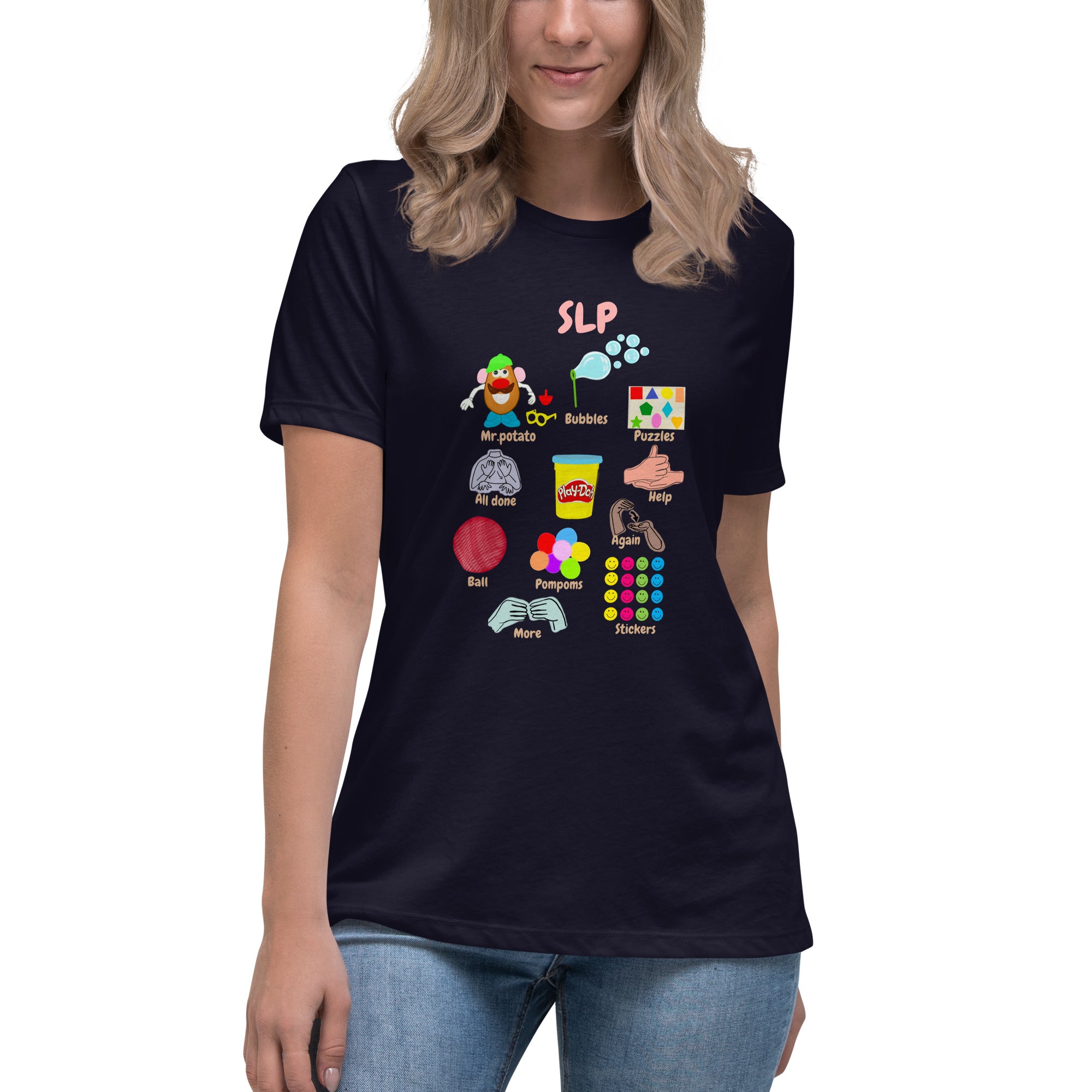 SLP therapy time T-Shirt – Tania